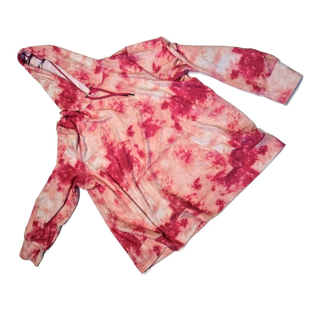 Ideology Pink Tie Dye Hoodie Women's 3X